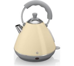 SWAN Pyramid SK261030CN Traditional Kettle - Cream